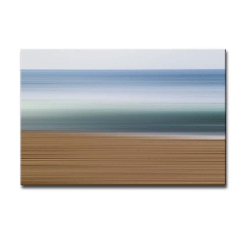 Blur Stripes XXXVII' Wrapped Canvas Wall Art