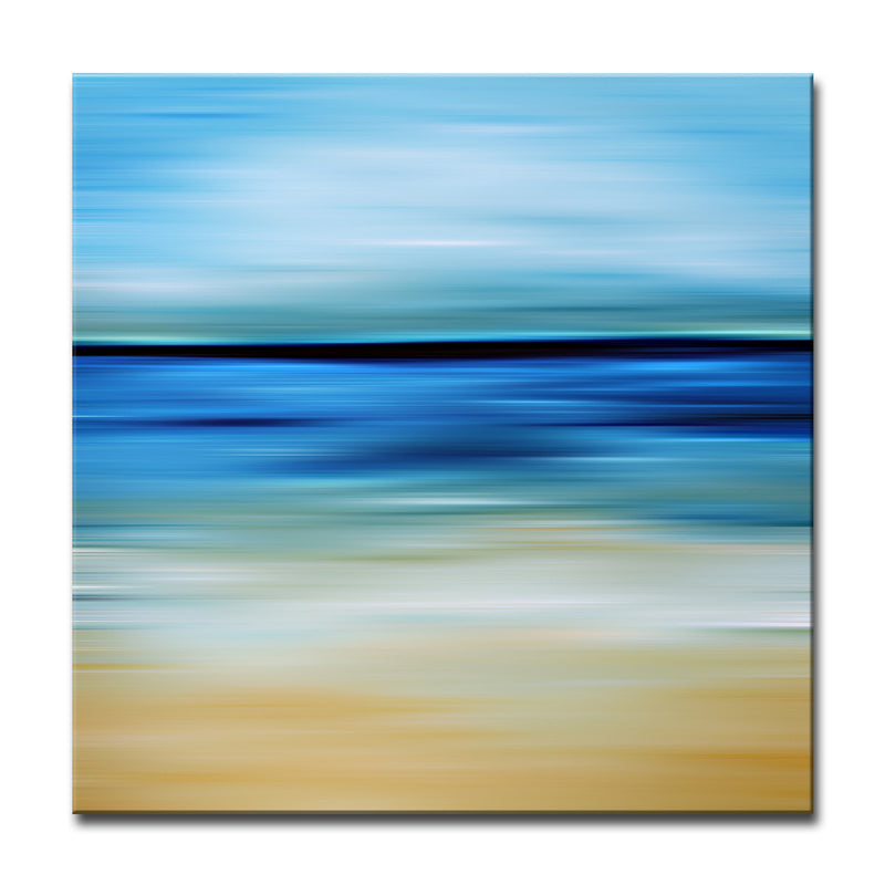 Blur Stripes IV' Wrapped Canvas Wall Art