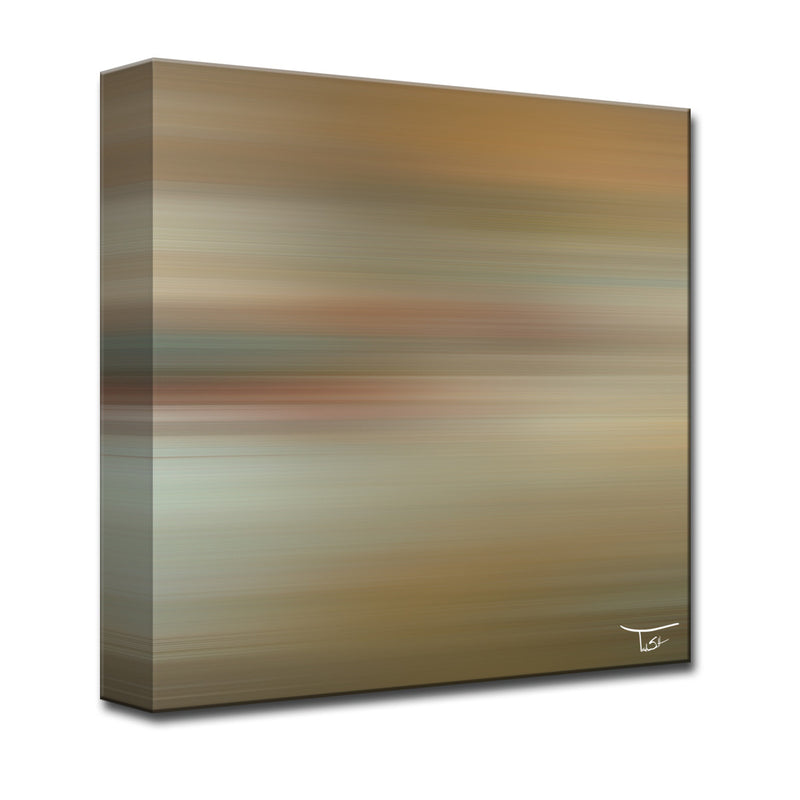 Blur Stripes LII' Wrapped Canvas Wall Art
