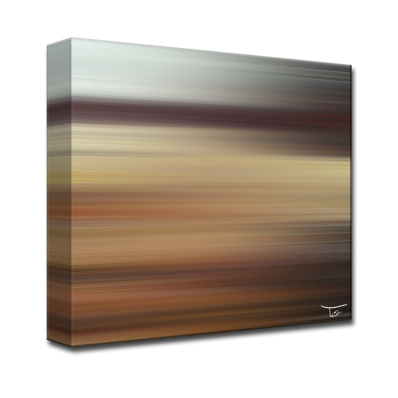 Blur Stripes LVIII' Wrapped Canvas Wall Art