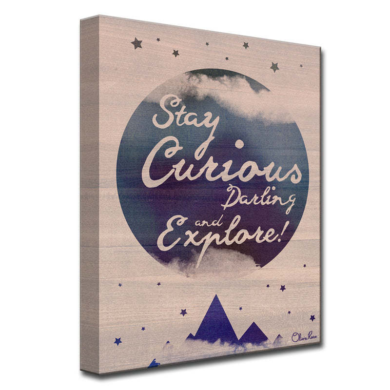 Stay Curious'  Wall Art