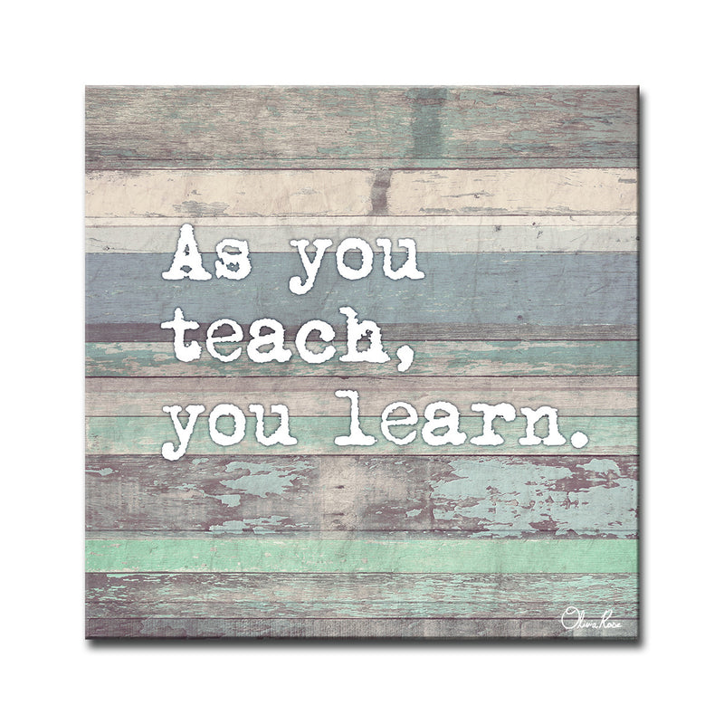 Teach & Learn' Inspirational Art