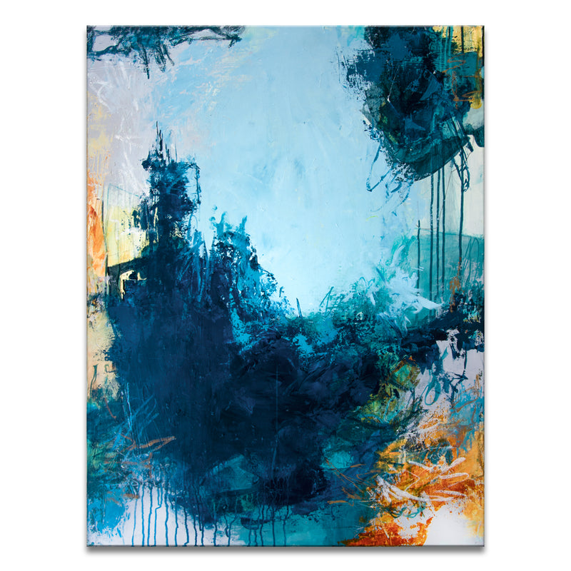 'Pools of Grace' Wrapped Canvas Wall Art