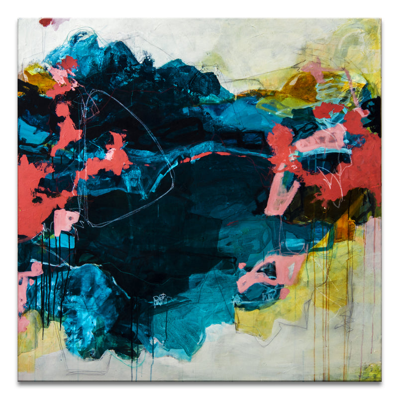 'Garden Waters' Wrapped Canvas Wall Art