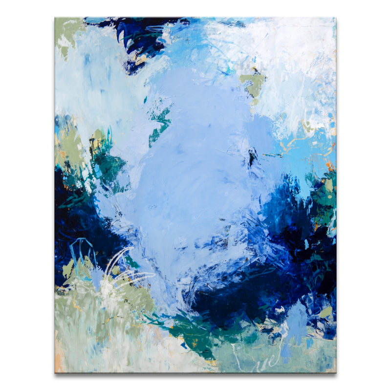 'Engulfed by Water' Wrapped Canvas Wall Art