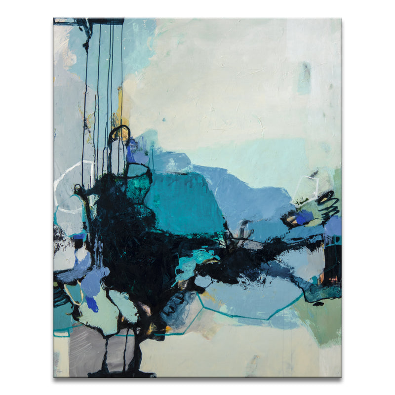 'Riding the Wave' Wrapped Canvas Wall Art