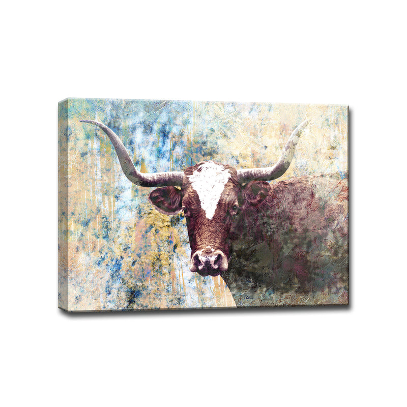 'Long Horns' Wall Art