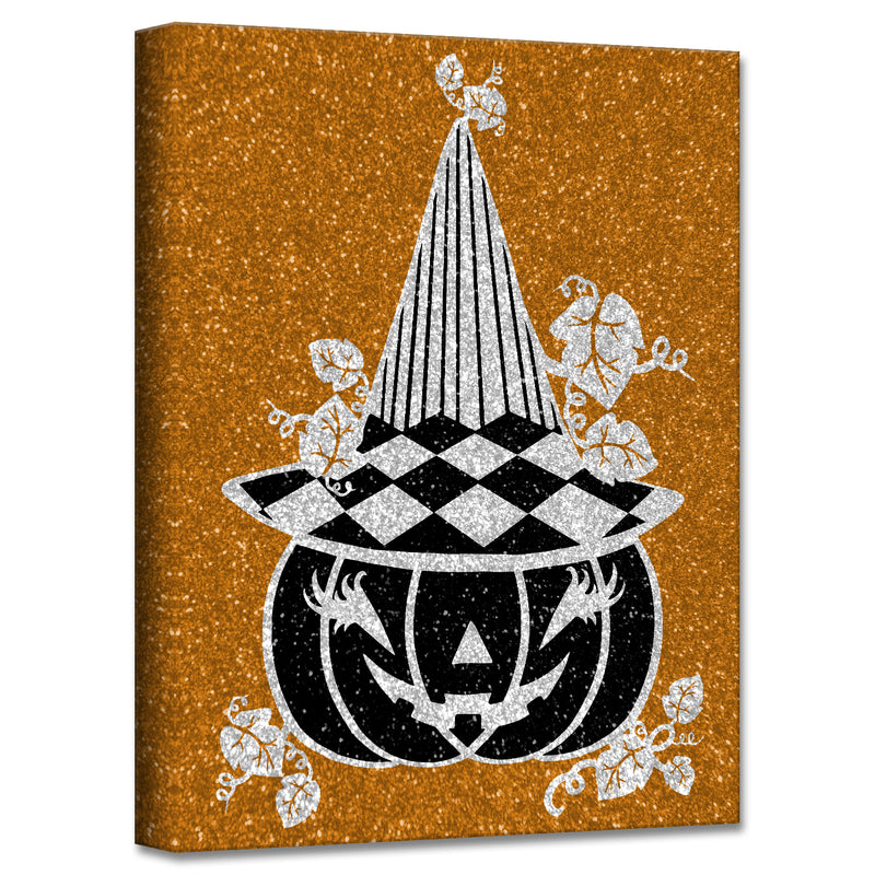'Glamoween Pumpkin IV' Halloween  Wall Art