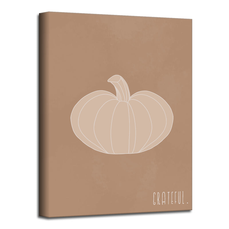 'Minimal Pumpkin III' Fall Wall Art