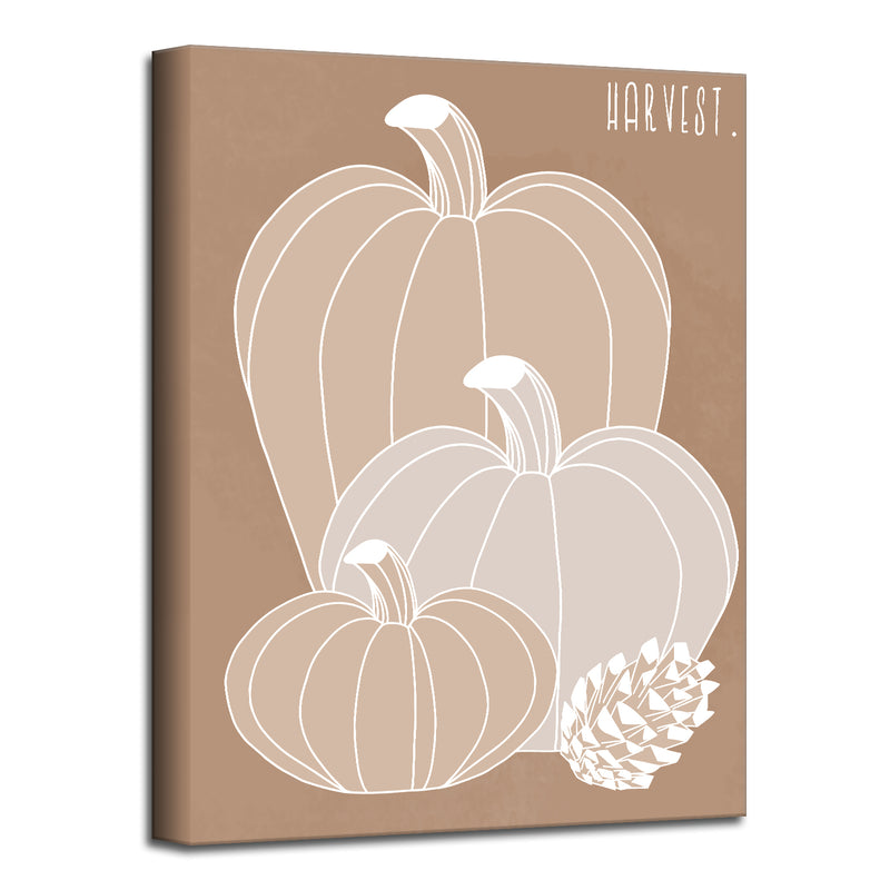 'Minimal Harvest I' Fall Wall Art