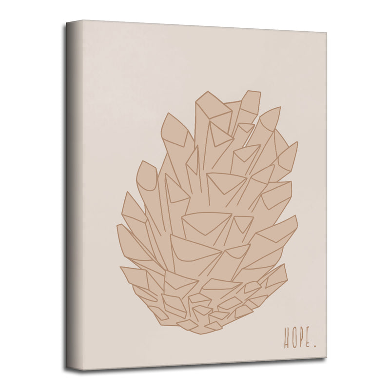 'Minimal Pinecone I' Fall Wall Art