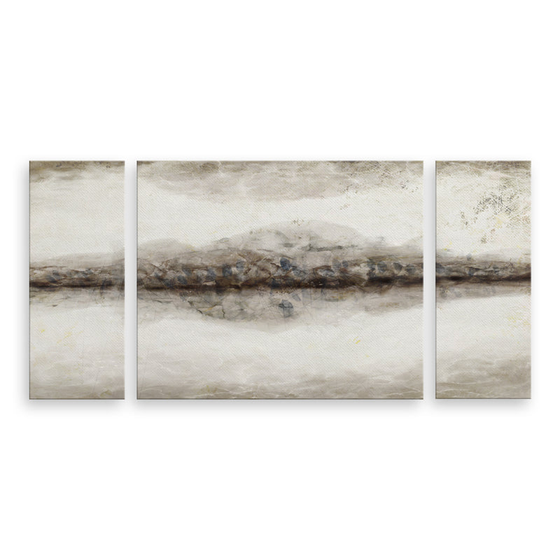Abstract Neutral CXLIII-III' 3-Piece Wall Art