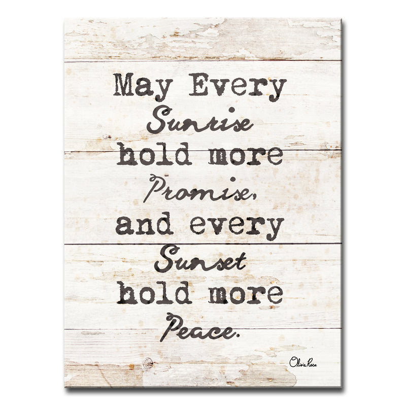Every Sunrise & Sunset' Inspirational Wall Art