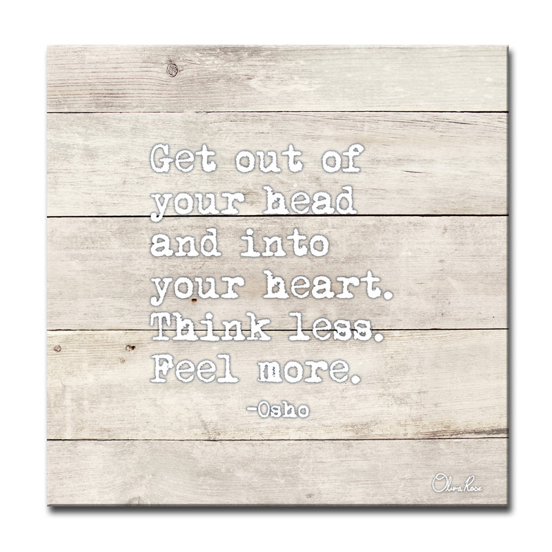 Feel More' Inspirational Art