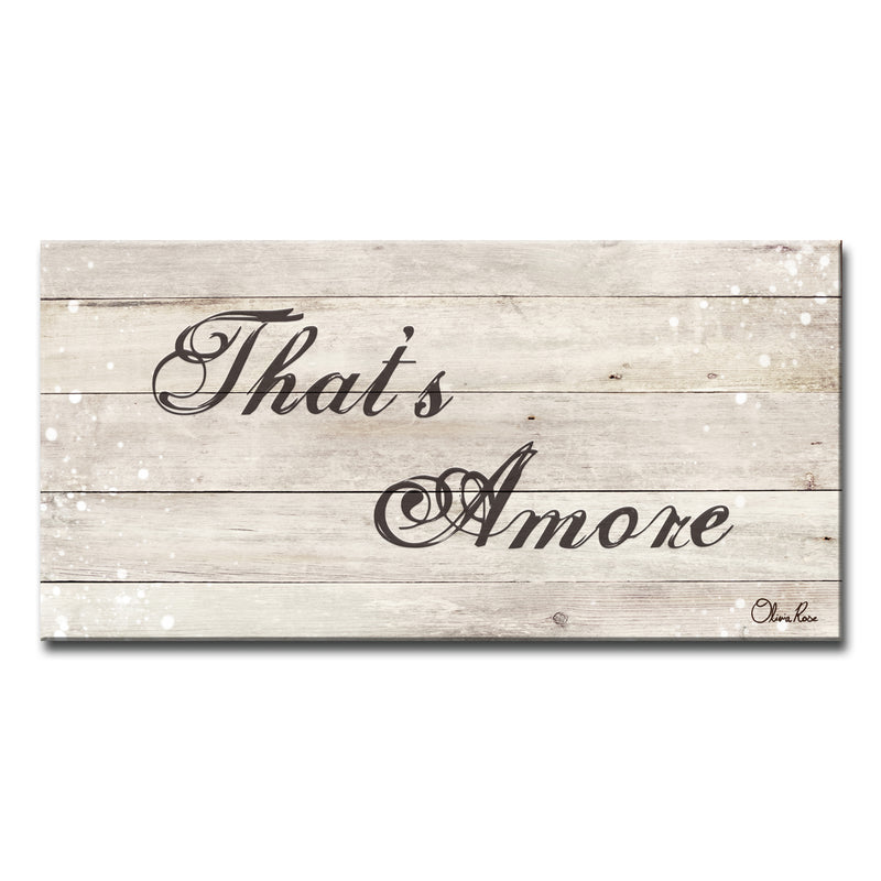 'Amore' Inspirational Canvas Art