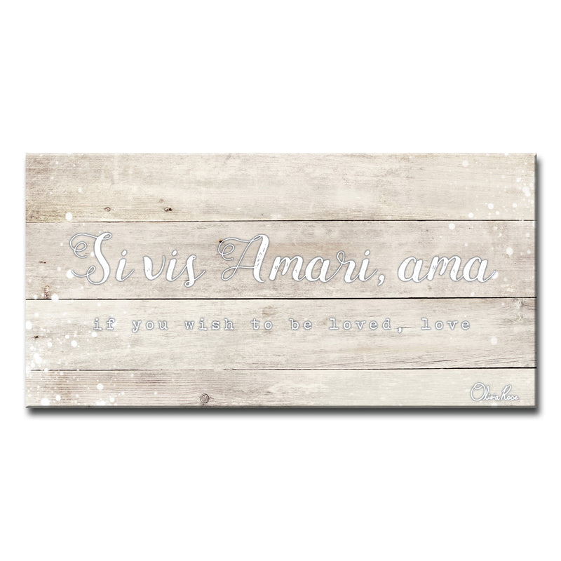 'Ama' Inspirational Canvas Art