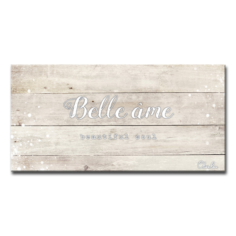 'Bella Ame' Inspirational Canvas Art