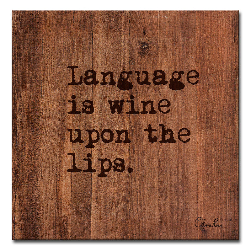 Language' Inspirational Art