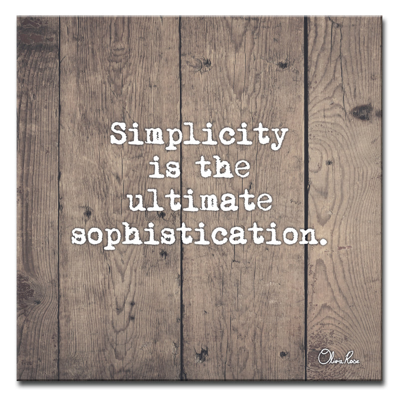 Simplicity' Inspirational Art