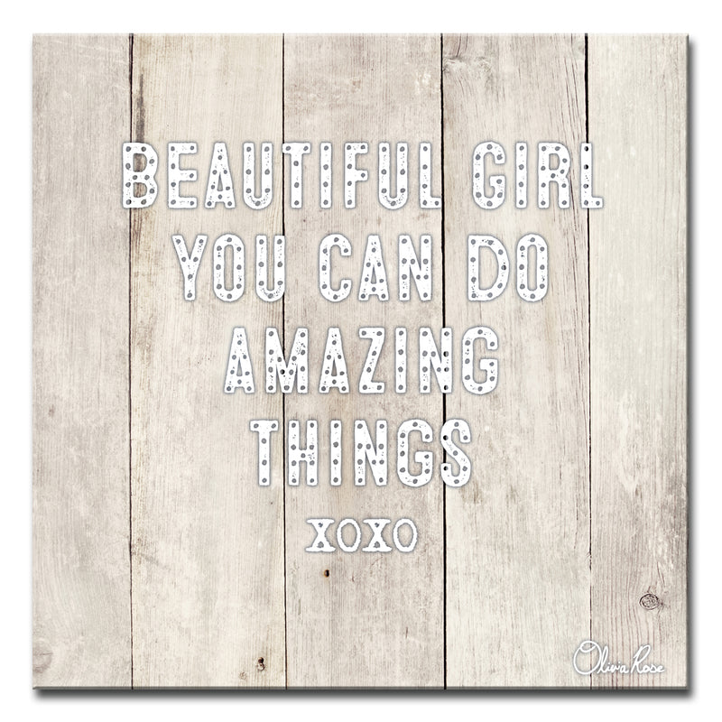 Beautiful Girl' Inspirational Art