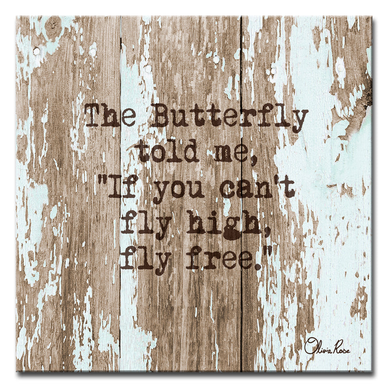 Fly Free' Inspirational Art