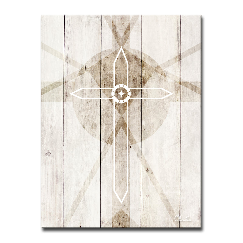 La Croix III' Inspirational Wall Art