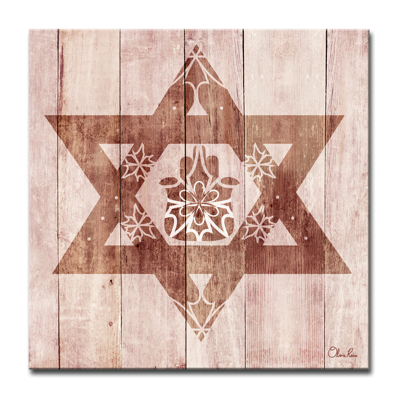 Star of David Hamsa'  Wall Art