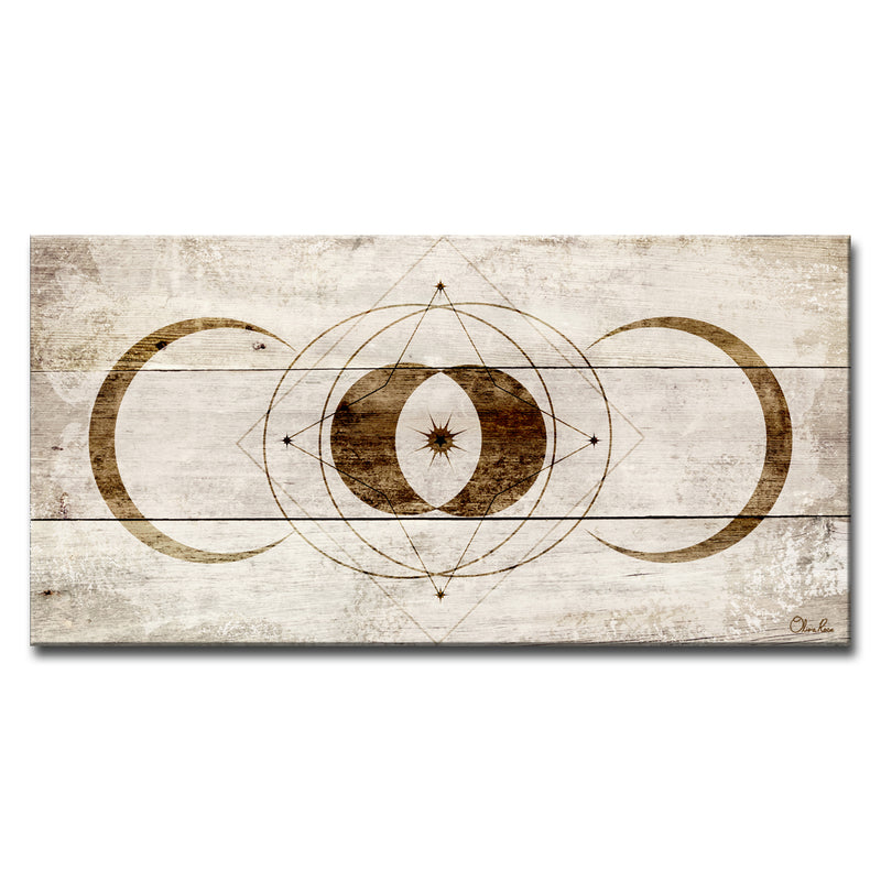 'Lunar Eclipse' Wrapped Canvas Wall Art