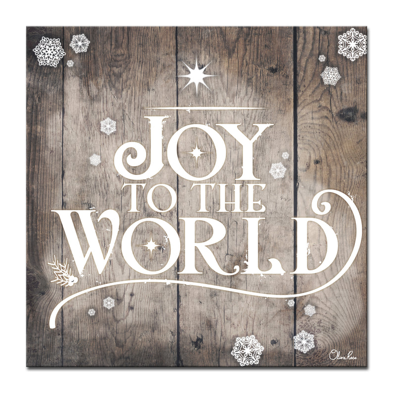 Christmas Joy to World'  Textual Wall Art