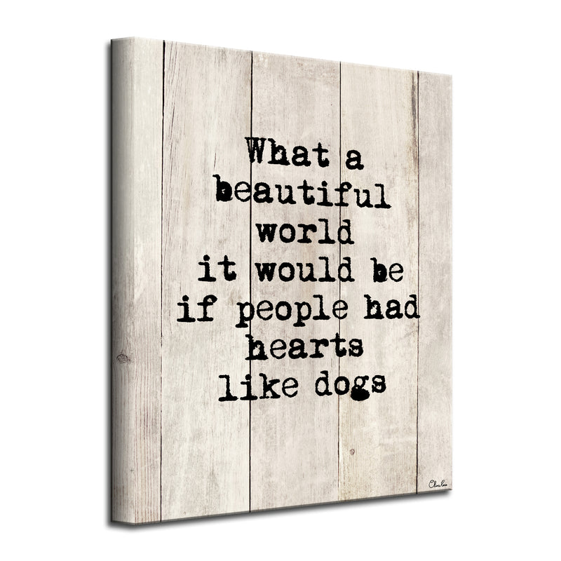 Beautiful Hearts'  Dog Wall Art