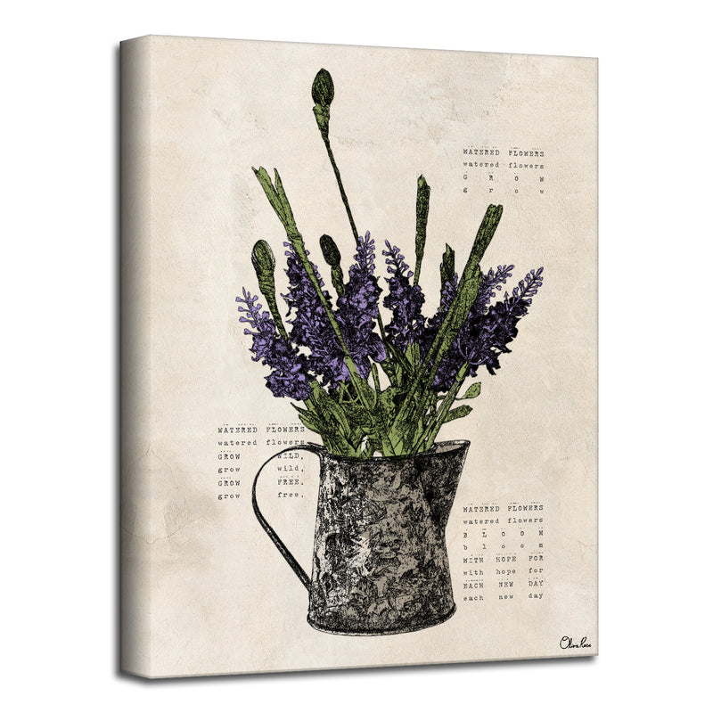 Poetic Flora II' Floral Wall Art