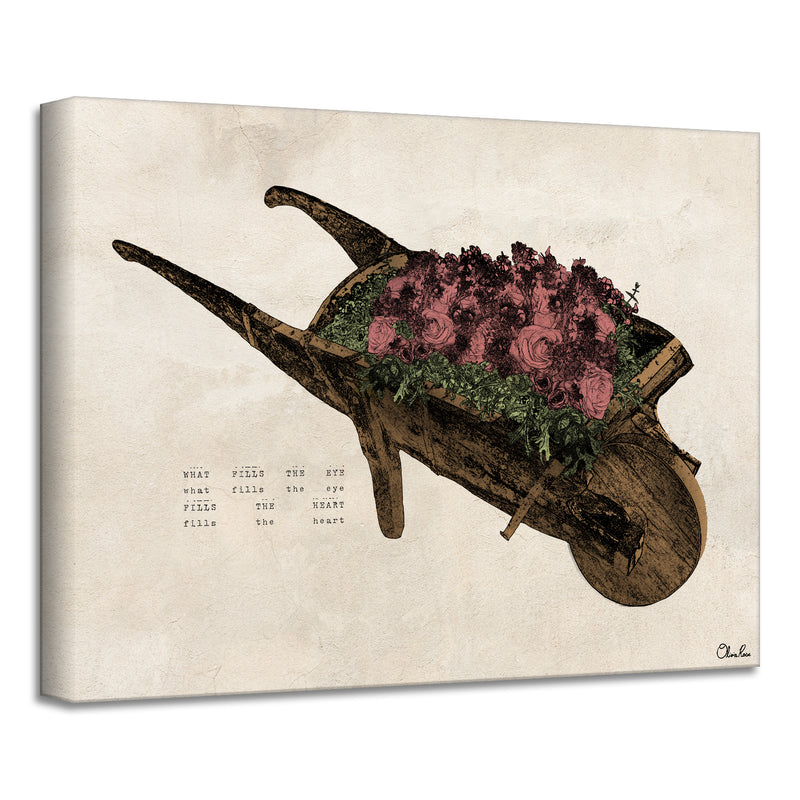 'Poetic Flora VII' Wrapped Canvas Floral Wall Art