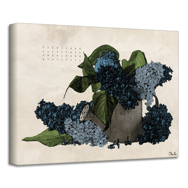 'Poetic Flora VIII' Wrapped Canvas Floral Wall Art