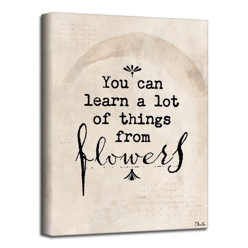 Poetic Flora XXXVIII' Inspirational Wall Art