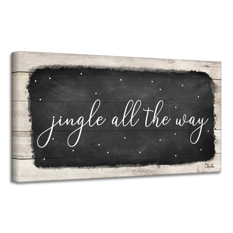 'Jingle All the Way' Holiday Canvas Wall Art