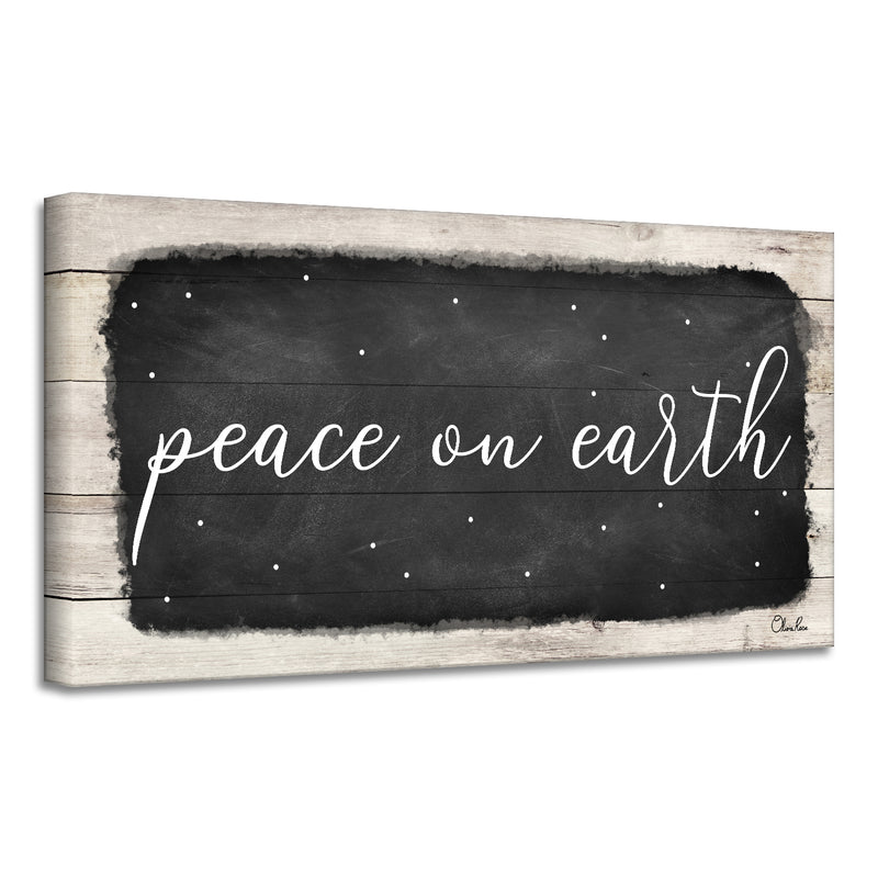 'Peace on Earth I' Holiday Canvas Wall Art