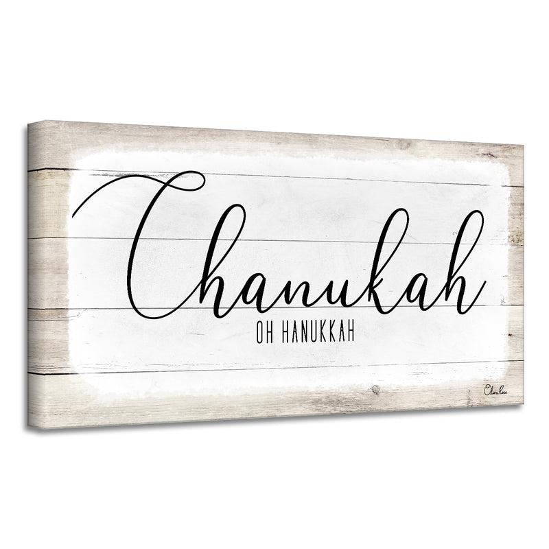 'Chanukah' Hanukkah Canvas Wall Art