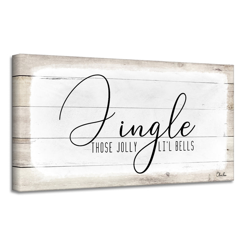 'Jingle' Holiday Canvas Wall Art