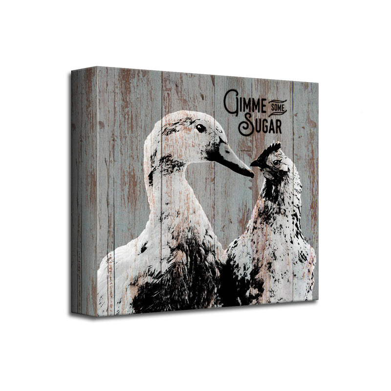 Sweet Duck & Hen'  Wall Art