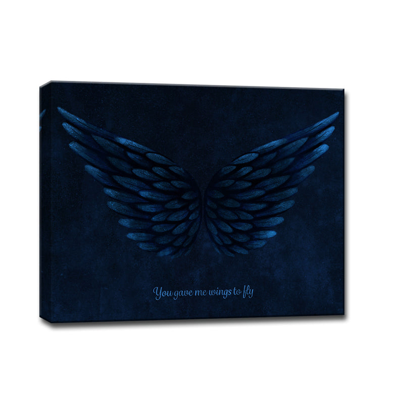 You gave me Wings to Fly' Wrapped Canvas Wall Art