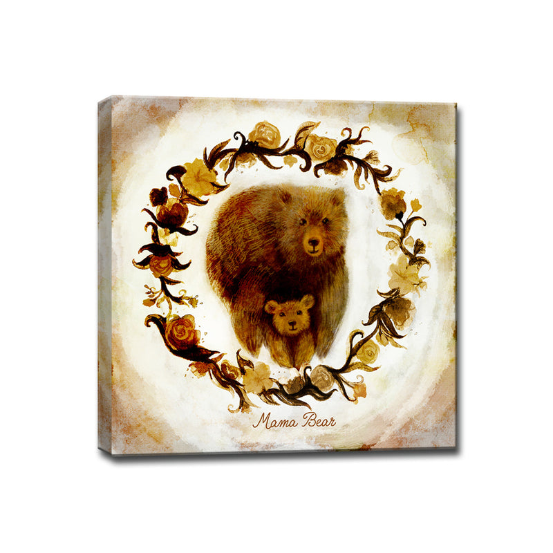 Mama Bear' Wrapped Canvas Wall Art