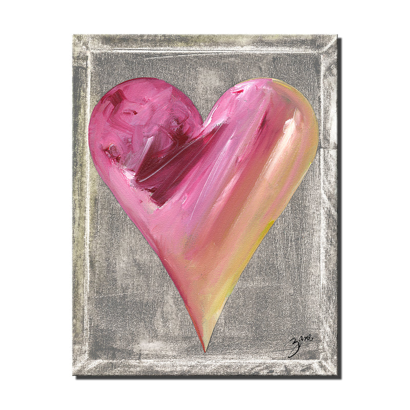 Al' Abstract Heart Wall Art