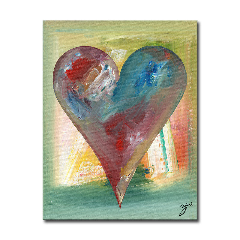 Arrow'  Abstract Heart Wall Art