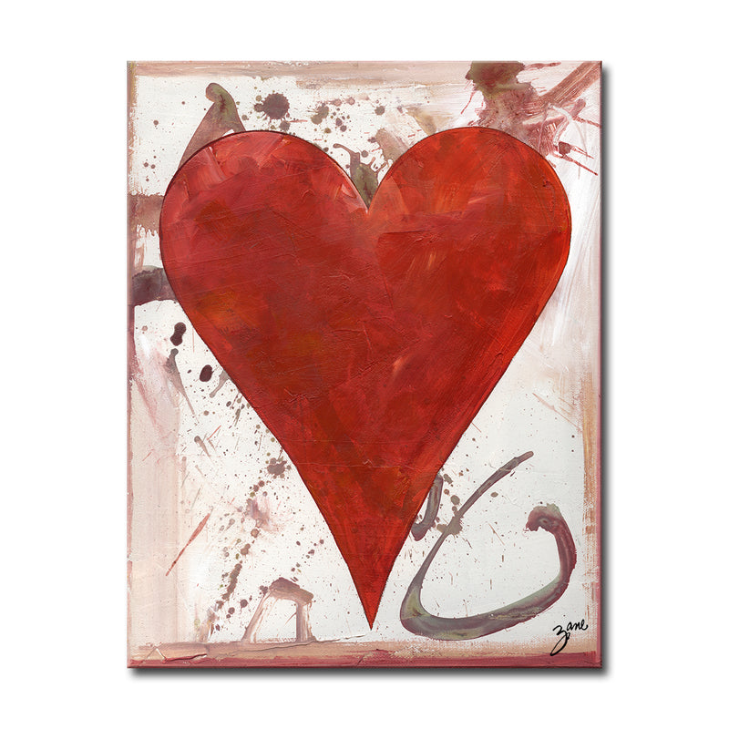 Cameryn'  Abstract Heart Wall Art