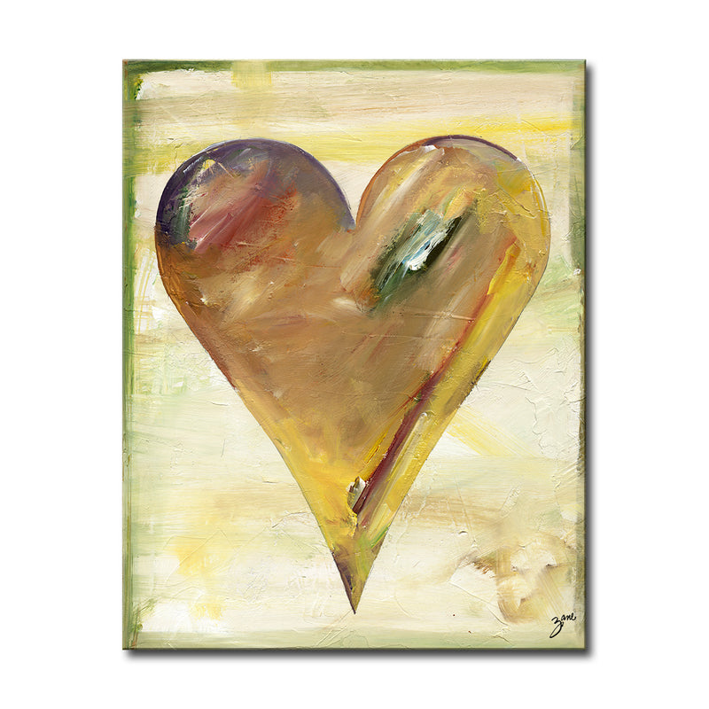 Clay'  Abstract Heart Wall Art
