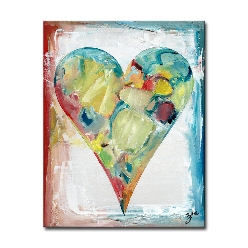 Daniel'  Abstract Heart Wall Art
