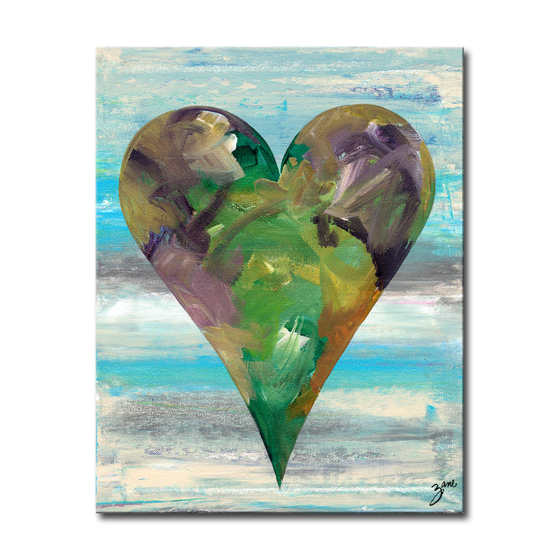 Desirae'  Abstract Heart Wall Art