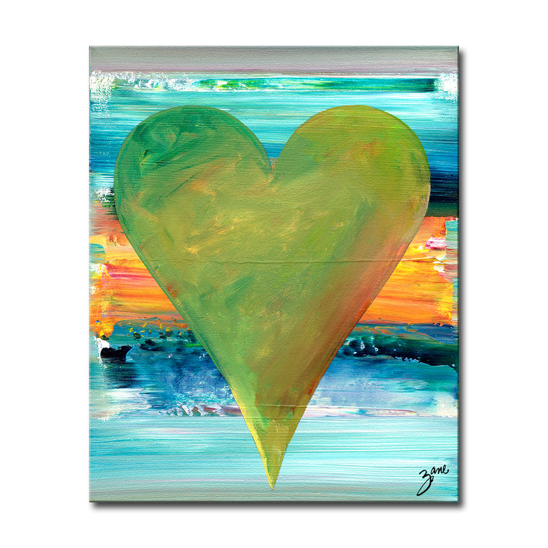 Ernie'  Abstract Heart Wall Art