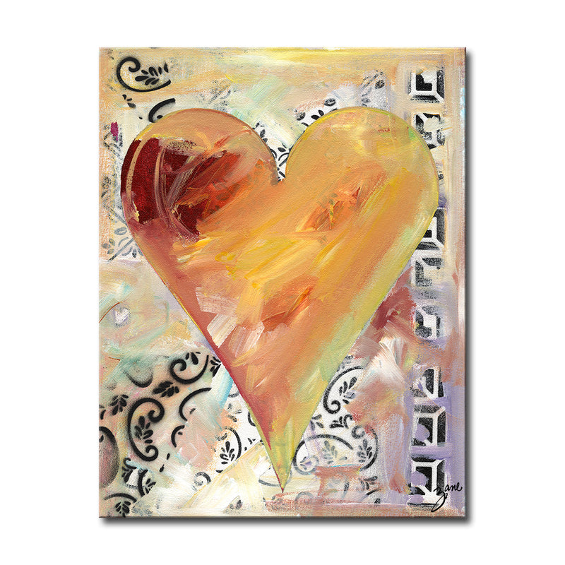 Fabienne' Abstract Heart Wall Art