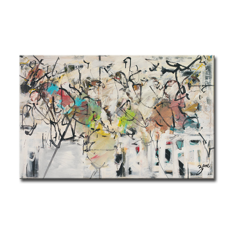 'Abstract IX' Wrapped Canvas Wall Art